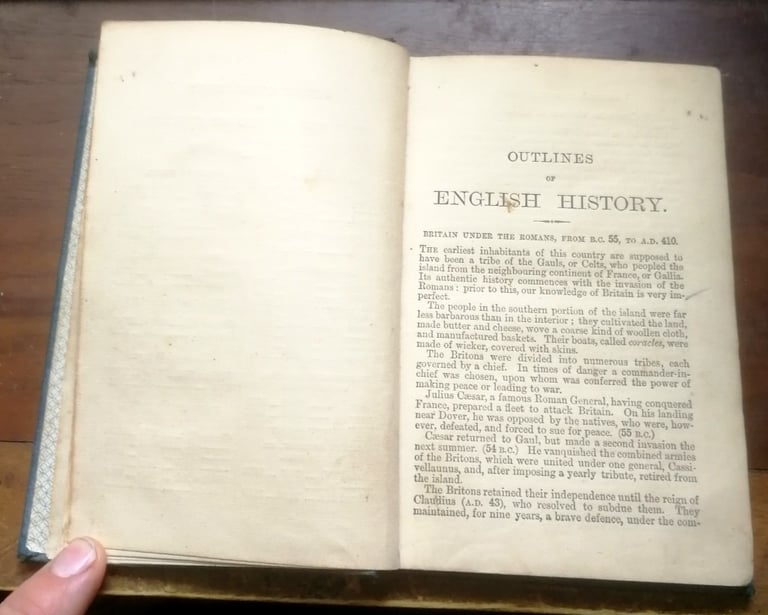 Ince's Outlines Of History Original Edition 1877 Henry Ince