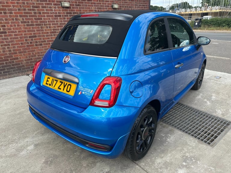 2017 Fiat 500 1.2 S 2dr CONVERTIBLE Petrol Manual