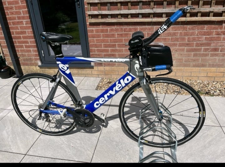 image for Cervelo P2 time trial bike with upgrades 