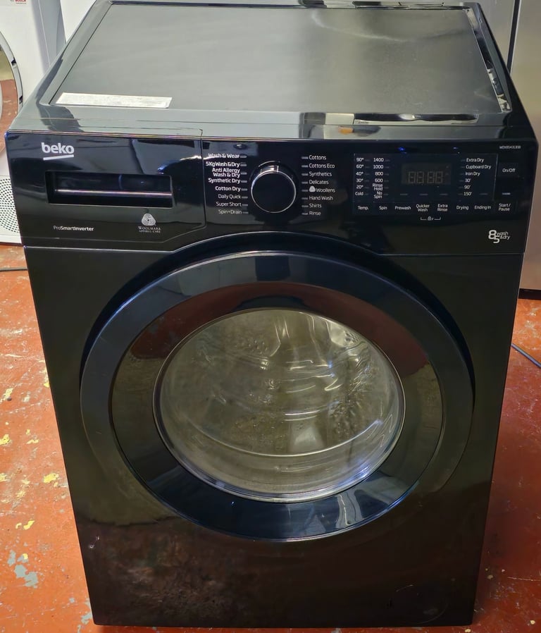 image for Beko 8kg washer dryer in black colour