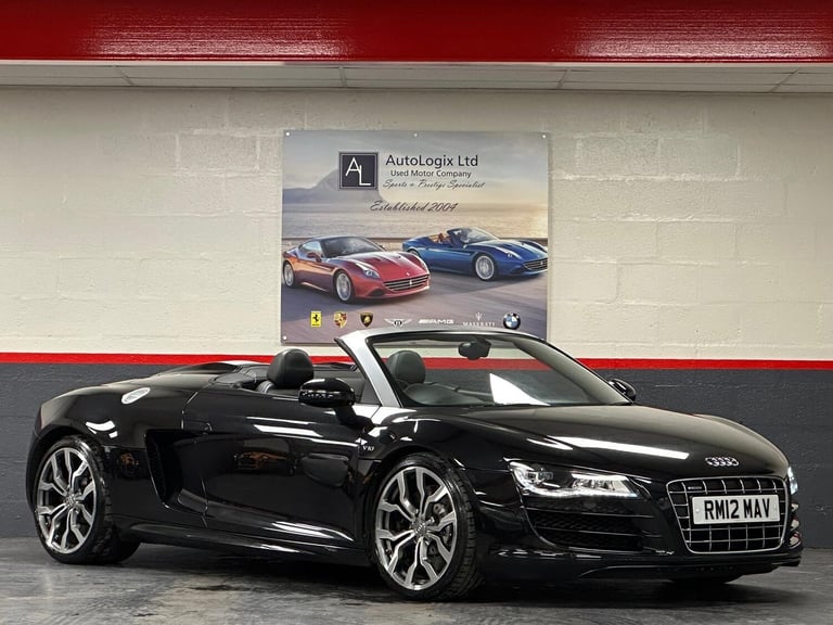 image for 2012 Audi R8 5.2 FSI V10 Spyder quattro Euro 5 2dr CONVERTIBLE Petrol Manual