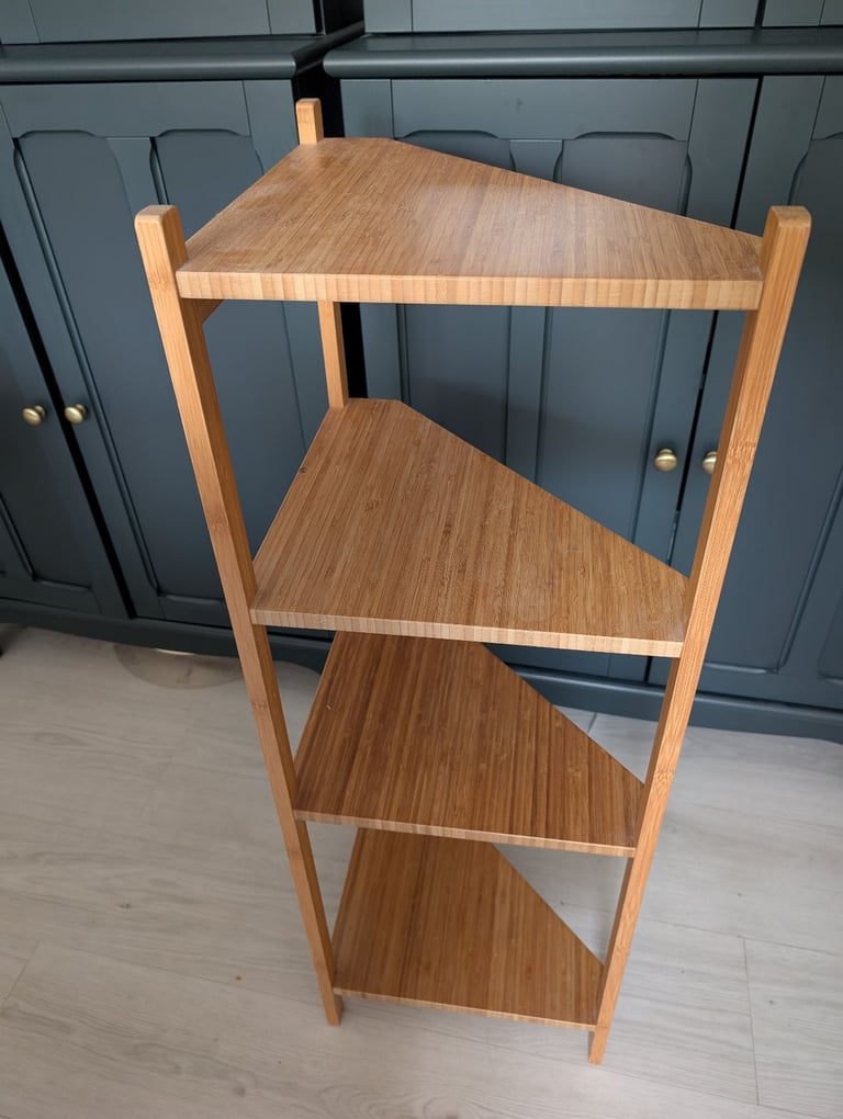 image for RÅGRUND discontinued Wash-basin/corner shelf, bamboo