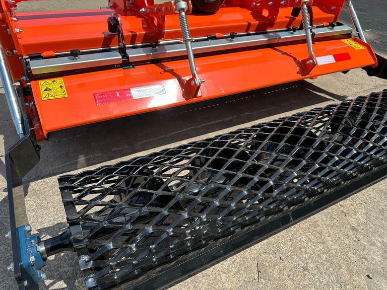 NEW Heavy Duty 200 cm Stone Burier Rotavator Tiller Packer Roller for tractor