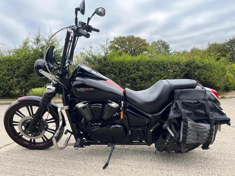 2012 12 KAWASAKI VN 900 CBF CUSTOM VN900 CU VANCE  HINES CRUISER TALL BARS