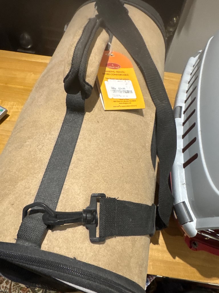 Two pet carriers for small pets