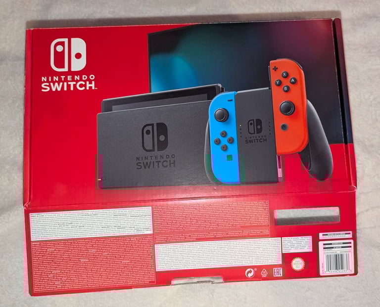 Nintendo switch bundle, boxed  with 9 games