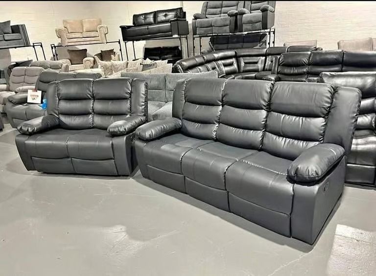 image for  ❤️Stylish Luxury Roma Recliner Sofa Set 🚛3+2 & Corner❤️25% Price Drop😘Order Fast COD🚛