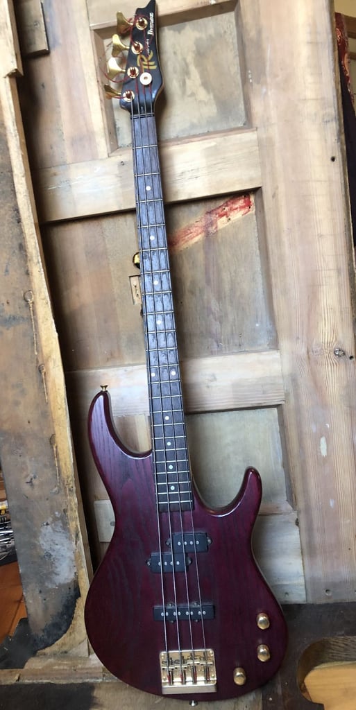 Vintage Ibanez TR Series TRB200 Solid Body Bass Guitar (1994-1995) + Carry Case - Great Condition