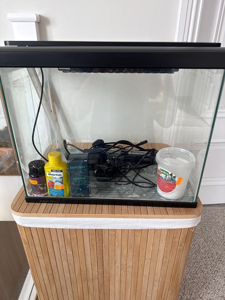 image for 45L fish tank with heater and filter