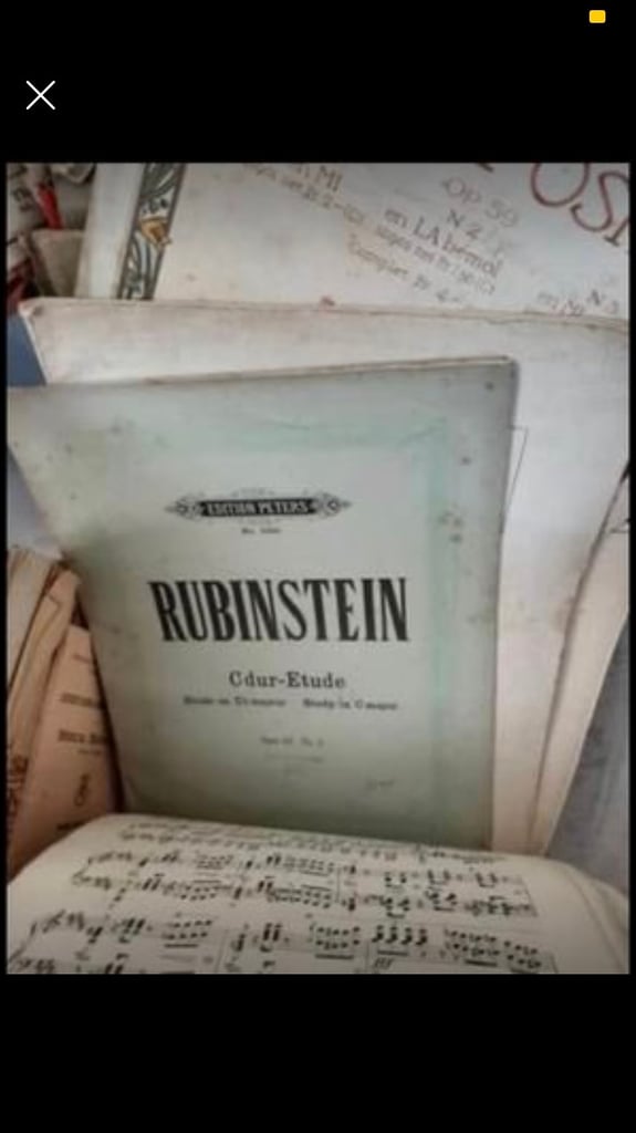 Piano sheet music and vocal music art deco 