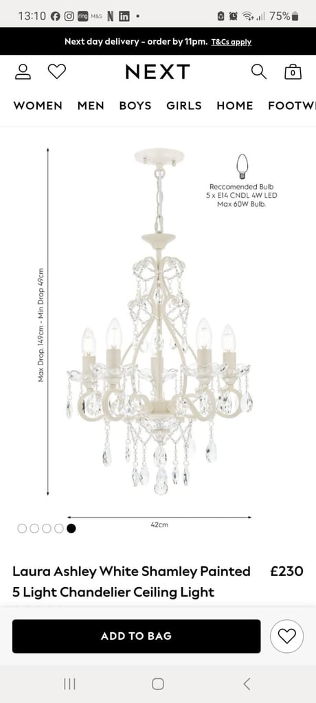 Laura Ashley Chandeliers