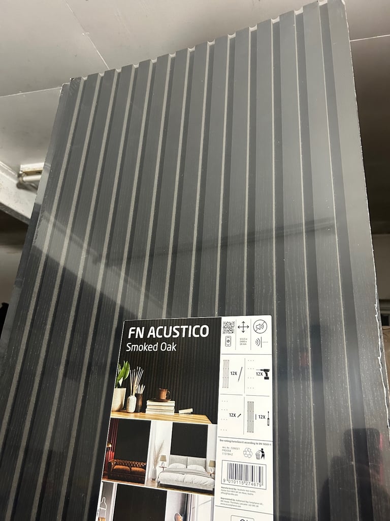Brand new acoustic wall panel black 