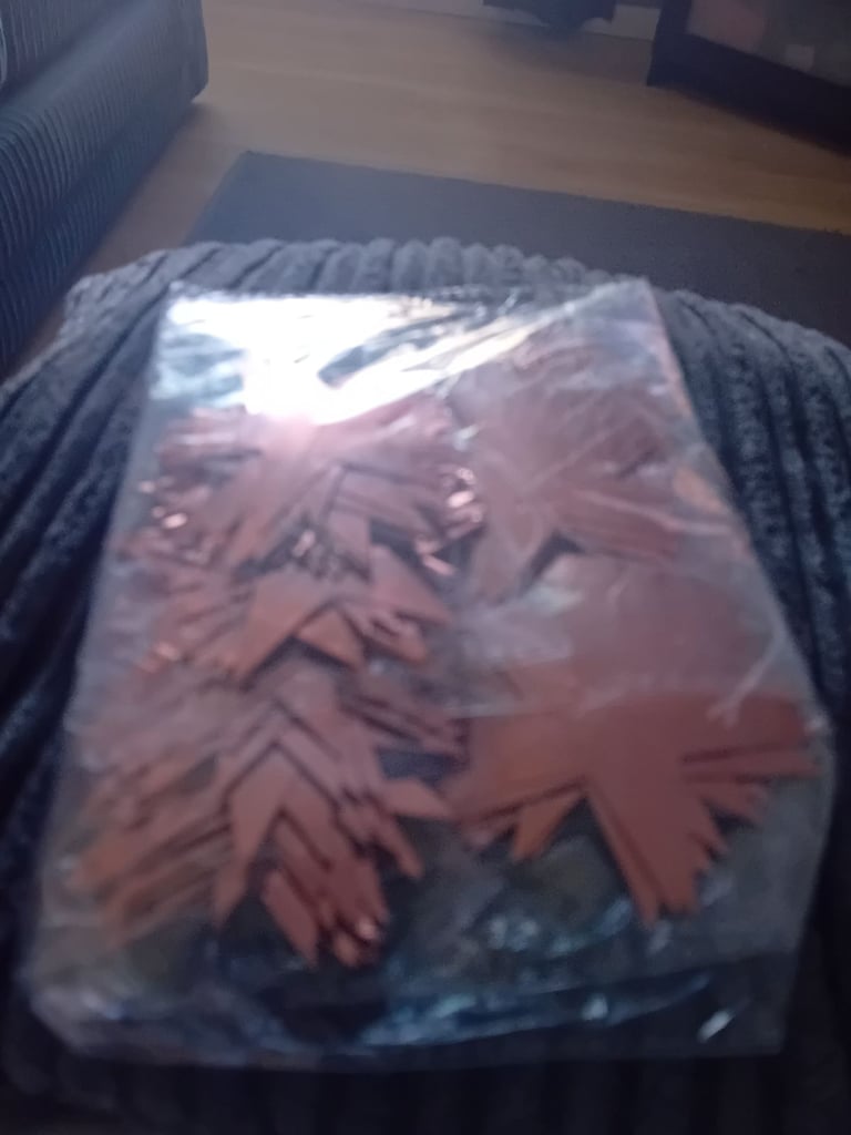 Rose gold xmas decoration 