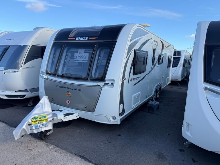 Elddis Osprey 840 Twin Axle Fixed Bed Side Dinette 8ft Wide