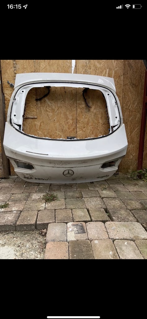 2018 MERCEDES GLC C253 COUPE TAILGATE BOOTLID WHITE