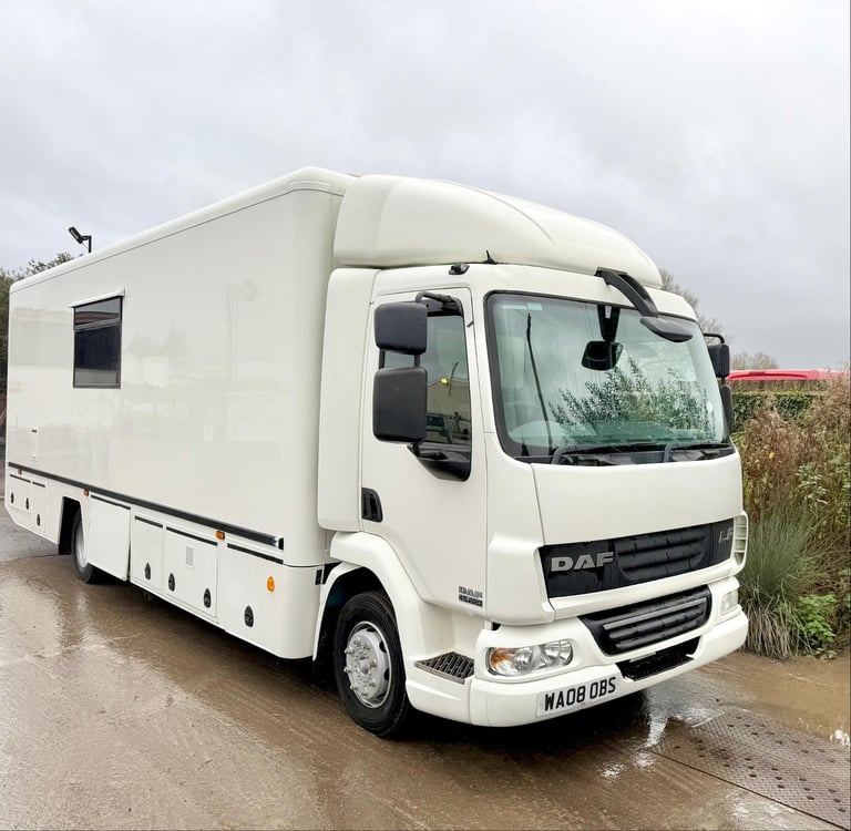 2008 DAF LF45.220 EXHIBITION BUS CAMPER MOTORHOME RACEVAN PROJECT 70,000 MILES
