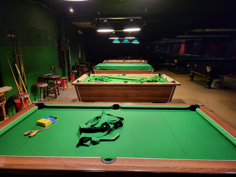 Pool table recovering service🎱🎱🎱