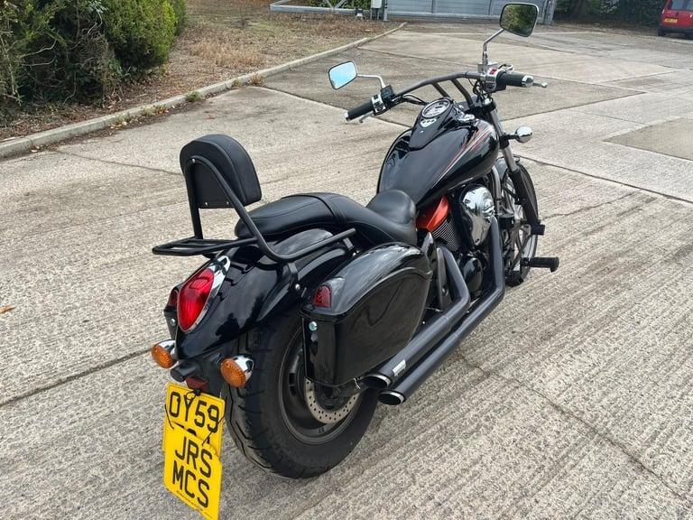 2012 12 KAWASAKI VN 900 C9f A CUSTOM CRUISER VN900 CU VANCE  HINES PANNIERS