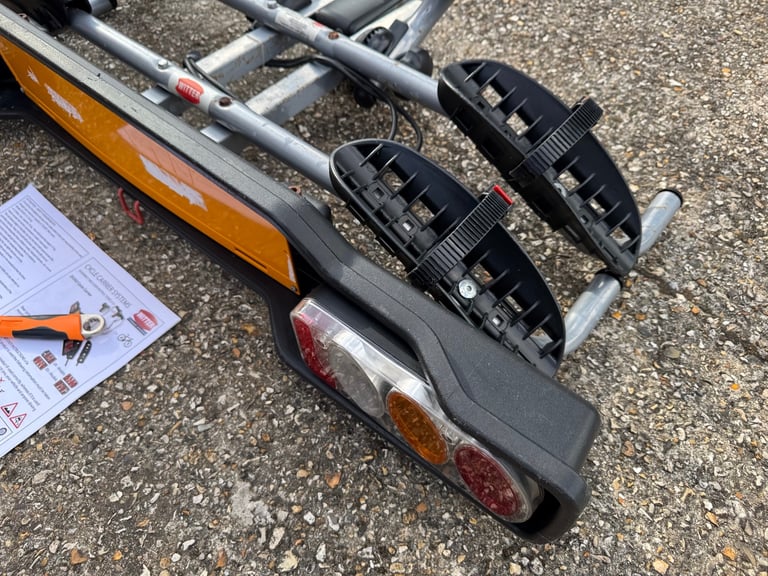 Witter zx200 two 2 bike tow bar towbar bike rack cycle carrier tilting Thule