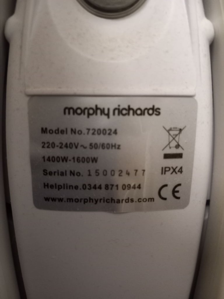 Morphy richards steam cleaner 
