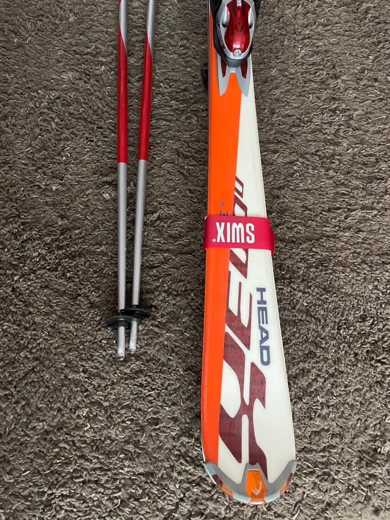 Head skis, poles and ski bag