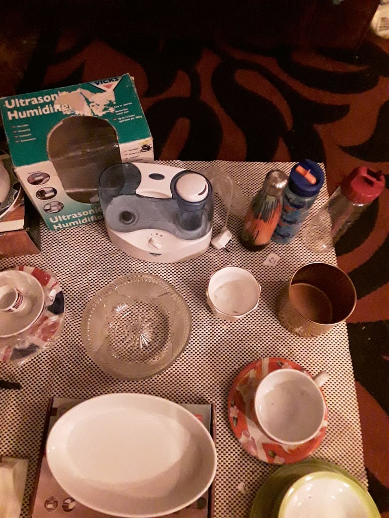 An assortment of household goods