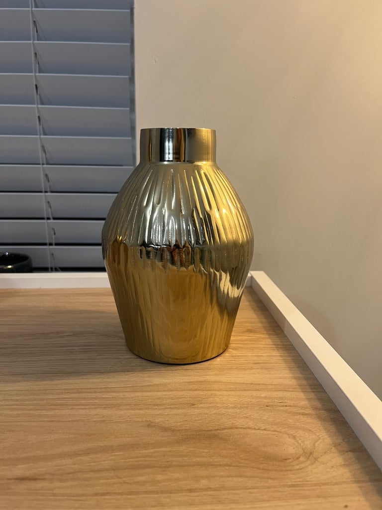 📀GOLD FLOOR LAMP & VASES📀