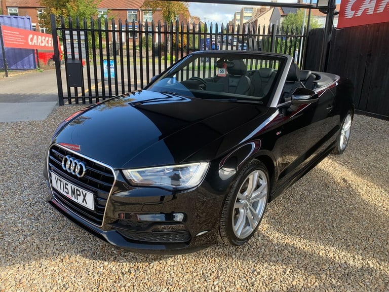2015 Audi A3 Cabriolet 1.4 TFSI CoD S line Euro 6 (s/s) 2dr CONVERTIBLE Petrol Manual