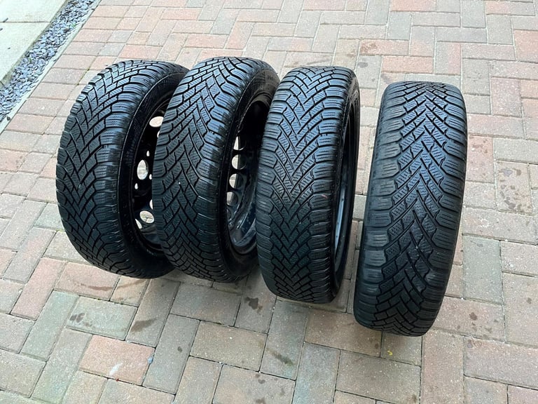 4 Complete wheels (winter tyres) for Toyota Aygo / Peugeot 108 / Citroën C1