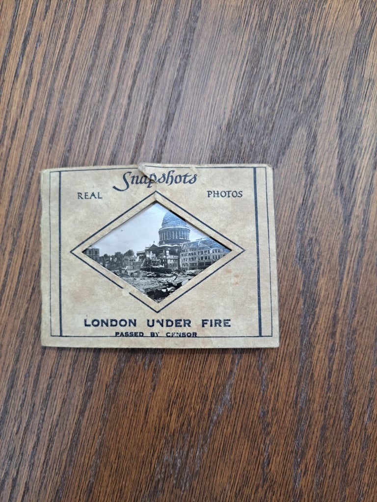 'London Under Fire'  Full Set Of 12 World War Two Photographs