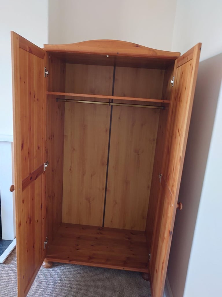 Pine wardrobe