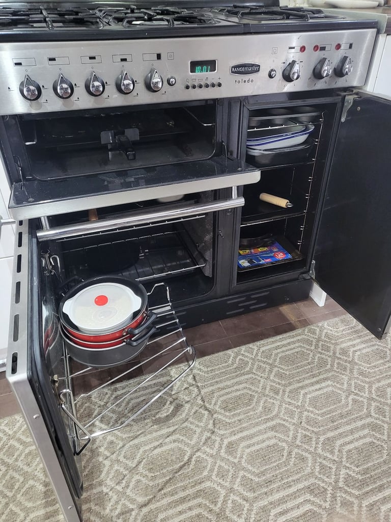 Rangemaster toleda 90 stainlell steel cooker