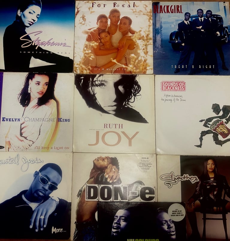 image for R&B SOUL HIP HOP x10 LPs OLD SCHOOL 90s VINYL ALBUMS 