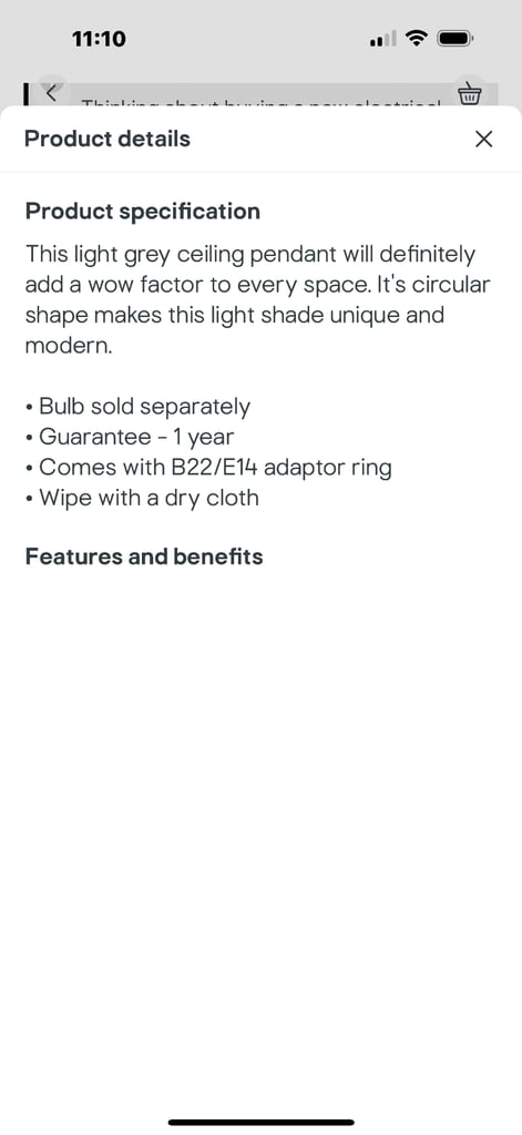 Colours Cassio light grey two tier cylinder light shades 