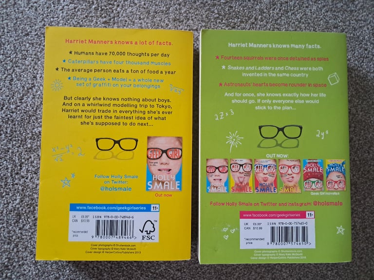 Brand new 2x Geek Girl paperbacks Holly Smale