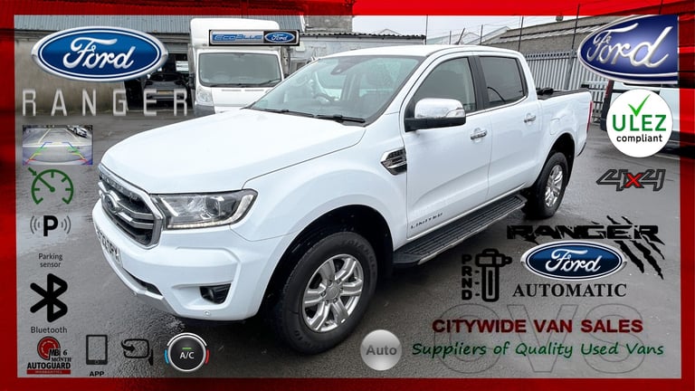 2022 Ford Ranger Pick Up Double Cab Limited 1 2.0 EcoBlue 213 Automatic PICK UP Diesel Automatic