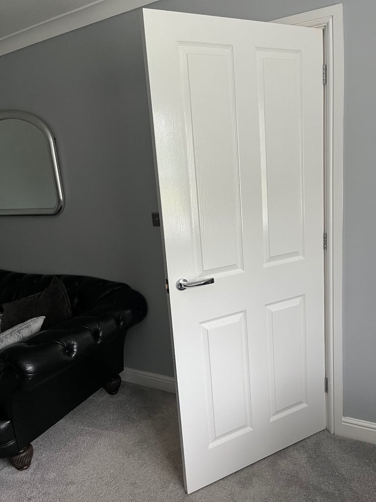 White internal doors 