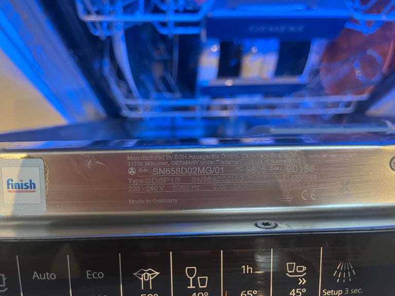Siemens iQ500 SN658D02MG 60cm Integrated Dishwasher Cycle Pauses Occasionally