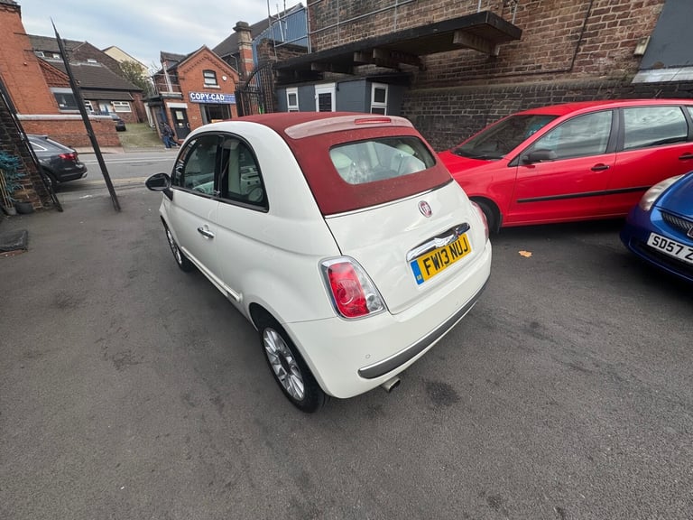 2013 Fiat 500 1.2 Lounge 2dr [Start Stop] CONVERTIBLE Petrol Manual
