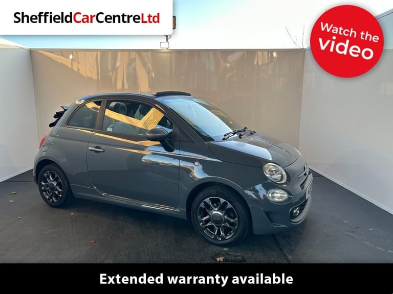 2017 67 FIAT 500C 1.2 S CONVERTIBLE 2DR PETROL MANUAL EURO 6 (S/S) (69 BHP)