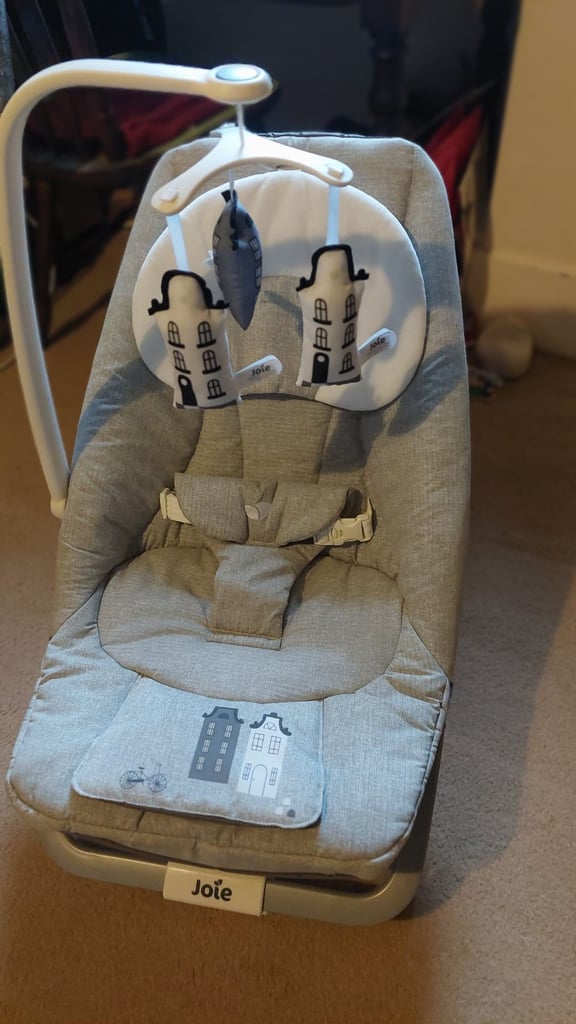 Beautiful, musical Joie baby rocker. Suitable from birth-6months.