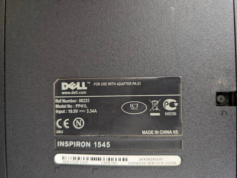 Vintage HP Omnibook xe3 + Dell Inspiron 1545 PP41L Laptop Computers plus bags