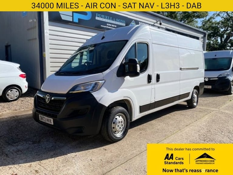 2022 Vauxhall Movano CDTi 3500 BiTurbo Dynamic Panel Van Diesel Manual