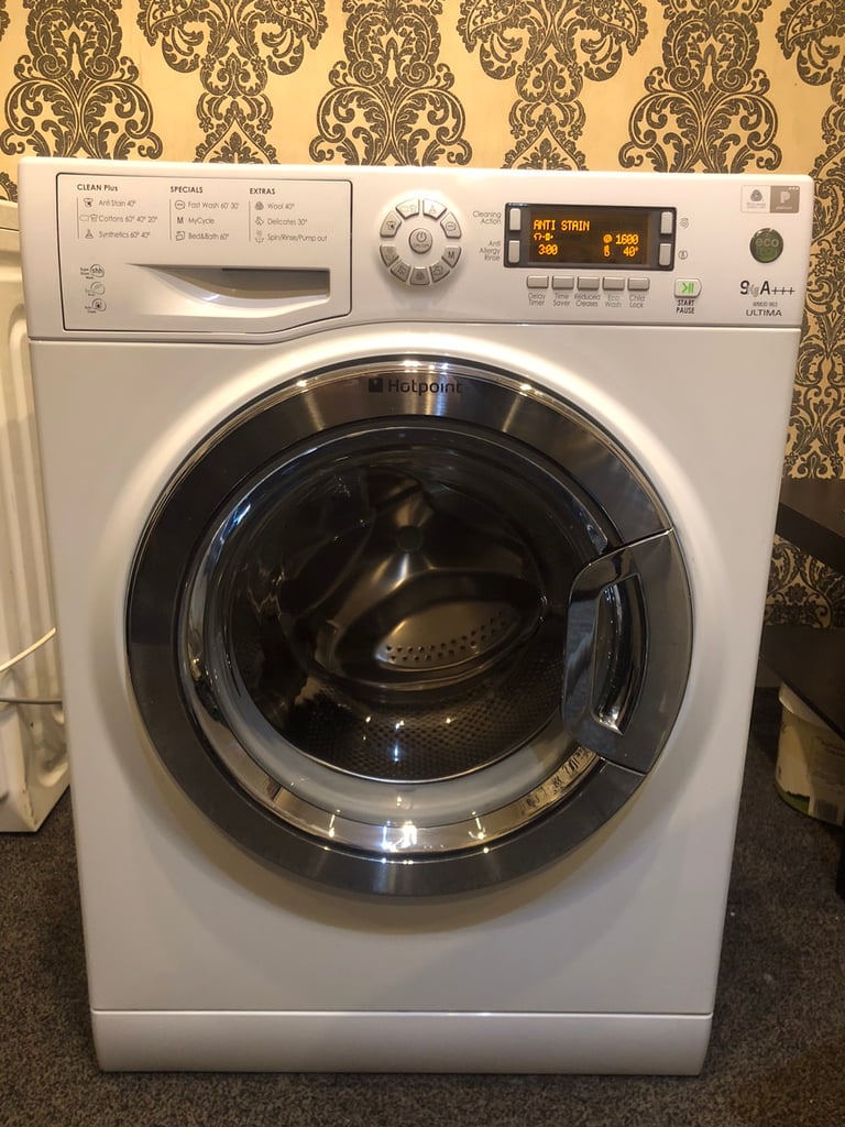 Hotpoint Eco Tech Ultima Super Silent 9kg 1600 Spin Washing Machine In Bradford West