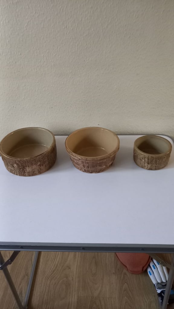3 x hillstonia bowls