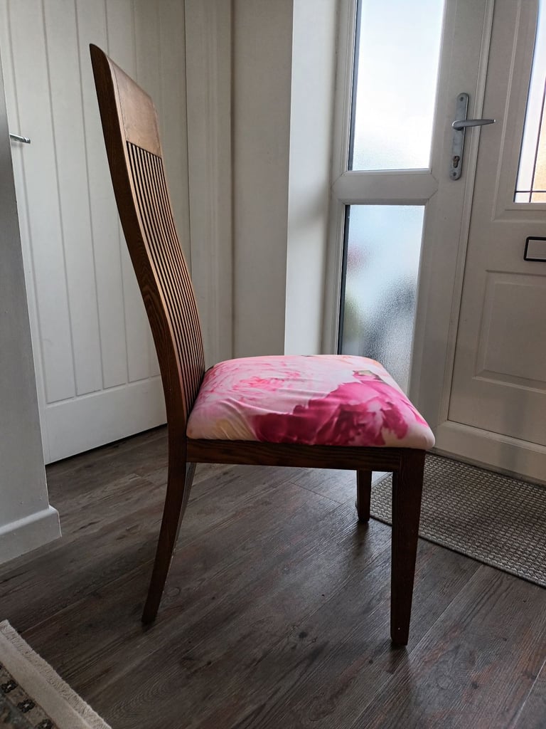 image for Set of 6 High Back Dining Chairs