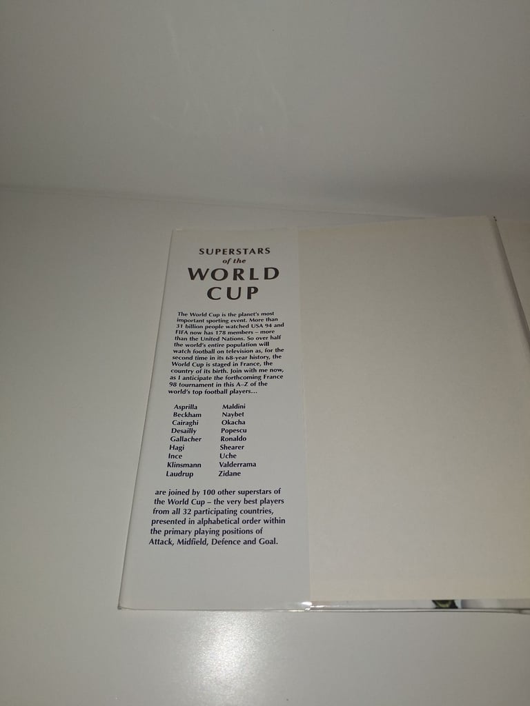 Superstars of the World Cup Book