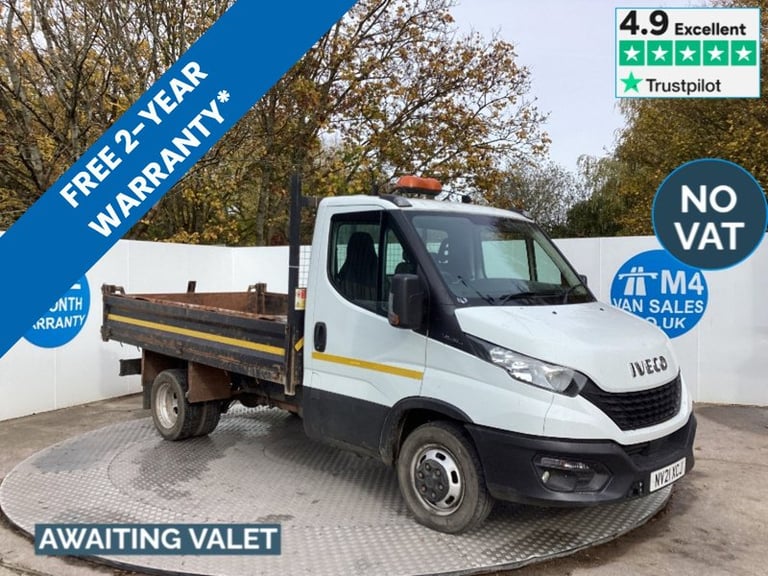 2021 Iveco Daily D HPI 14V 35C 3000 Tipper SWB Euro 6 **NO VAT** Tipper Diesel Manual
