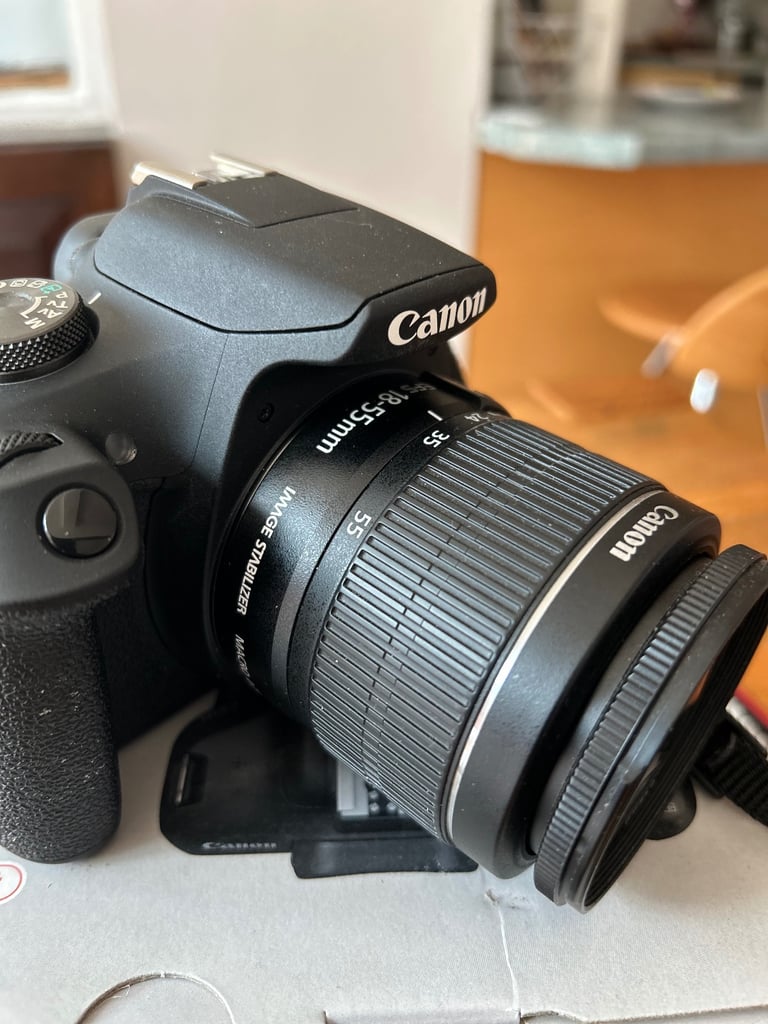 Canon EOS 2000D 24.1MP Digital SLR Camera - Black (Kit with EF/EF-S 18-55 mm...
