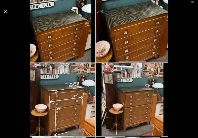 LOVELY CHEST OF DRAWERS PRICE DROP TO SELL 